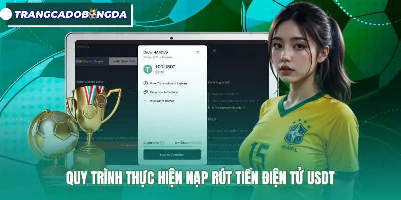Các bước chuyển nhận USDT an toàn cùng xác thực bảo mật